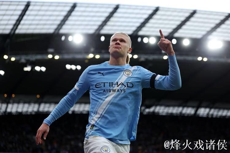 神级表现！哈兰德轰入36球，曼城3-0大胜水晶宫，距阿森纳仅差2分